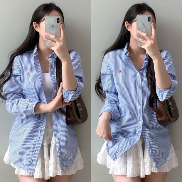 폴로 스트라이프 셔츠 