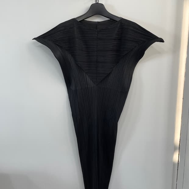 이세이 미야케 플리츠 플리츠 드레스 