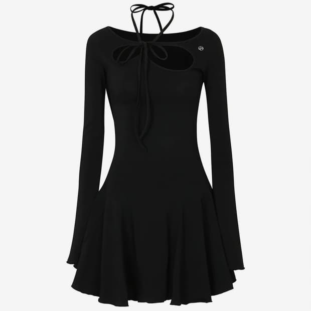 페인오어플레져 ORCHID DRESS black S사이즈