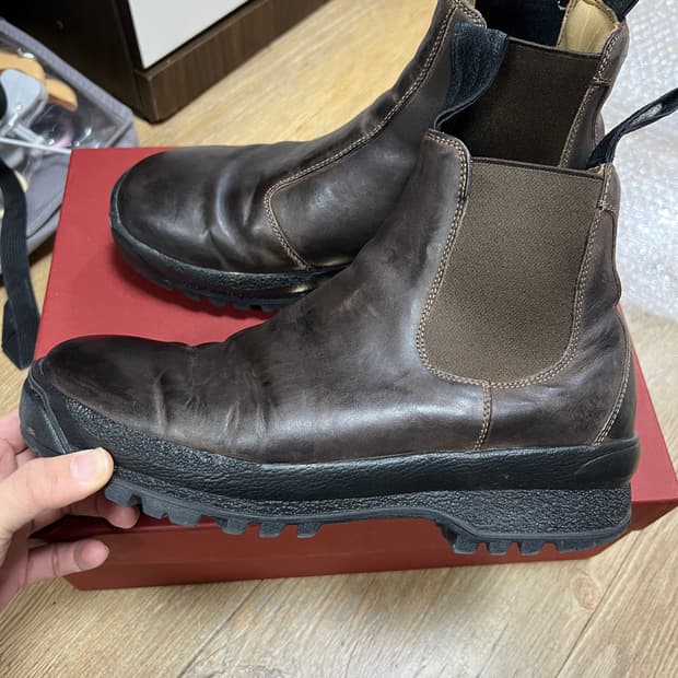 택포24) 그라더스 grds 첼시02 브라운 255사이즈