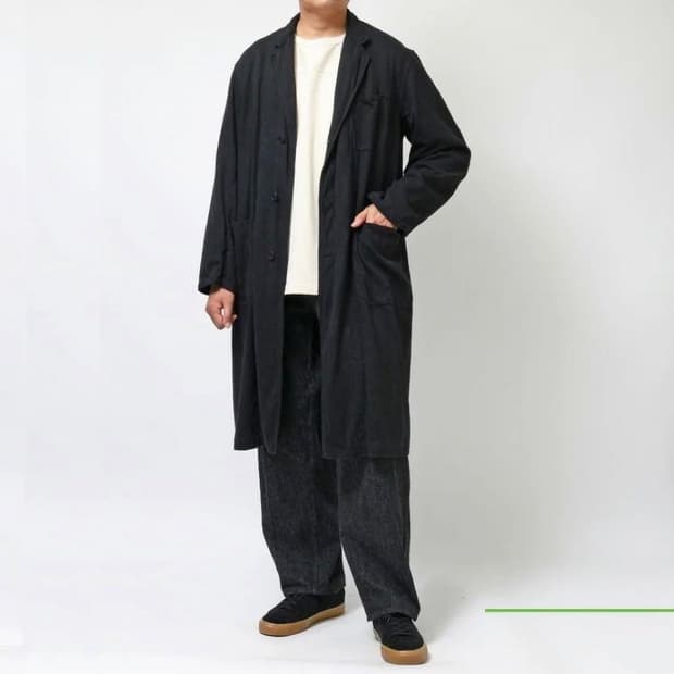 [2] 코모리 실크 냅 코트