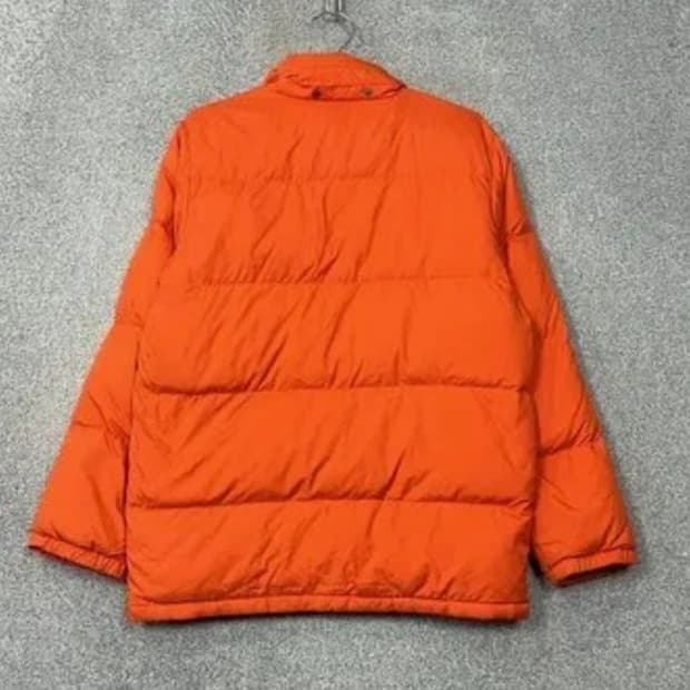 폴로 오렌지 패딩