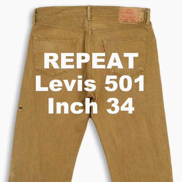 빈티지 리바이스 501xx 34 인치 LV50136554