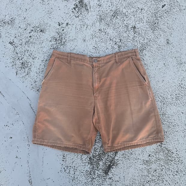 (42) Carhartt 칼하트 캔버스 카펜터 반바지 쇼츠 -12