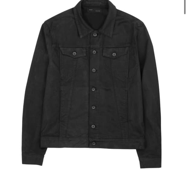 구매) WAXED TRUCKER JACKET REDUX (BLACK)