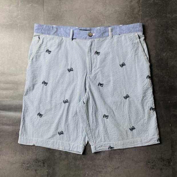 TOMMY HILFIGER 토미힐피거 스트라이프 하프팬츠 A01229