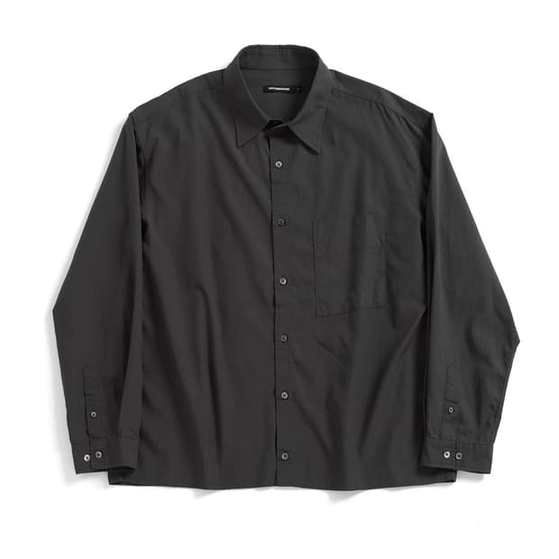 해칭룸 크롭셔츠 차콜 4사이즈