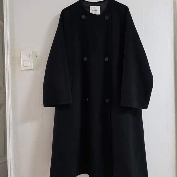 르꼬르망 핸드메이드 울 코트