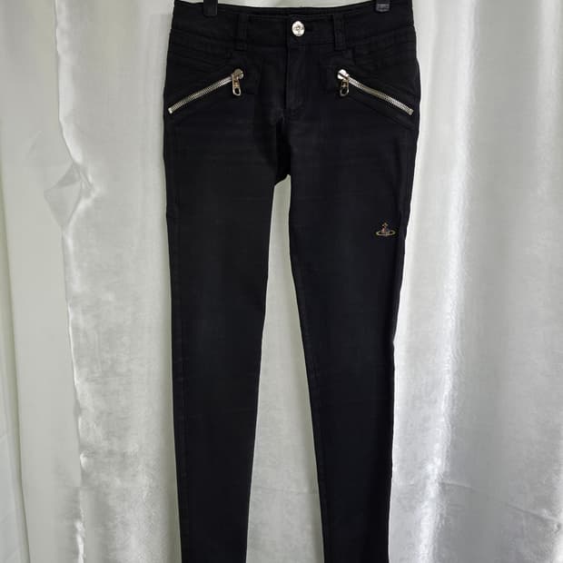 비비안웨스트우드 블랙 스키니진 (1907)