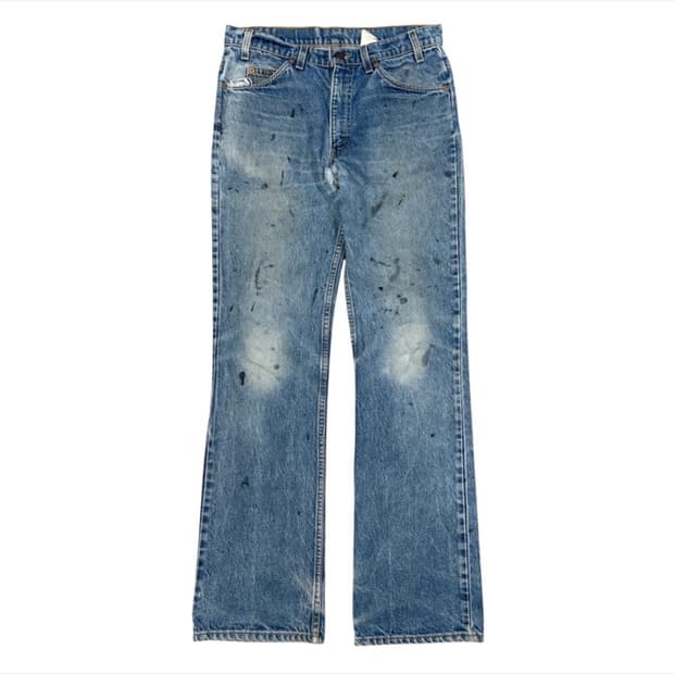 90s Levi’s usa 517 오렌지탭 플레어 데님 연청