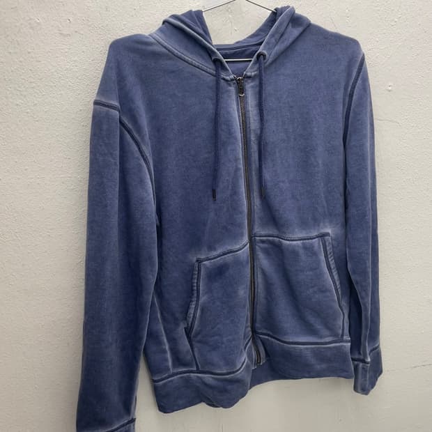 갭 가먼트 워시드 후드집업 