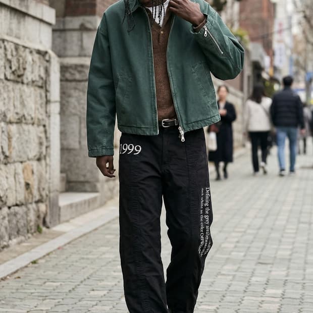 30/ 오프화이트 1999 Contour 카고 트랙팬츠