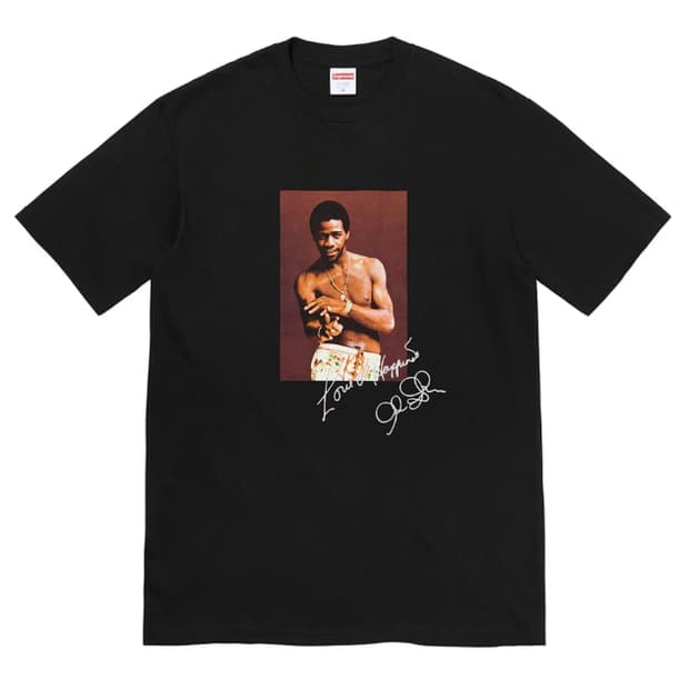 슈프림 알 그린 티셔츠 블랙