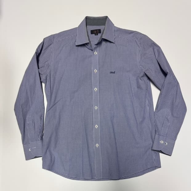 닥스 daks 긴팔 체크 정장 셔츠 L 100