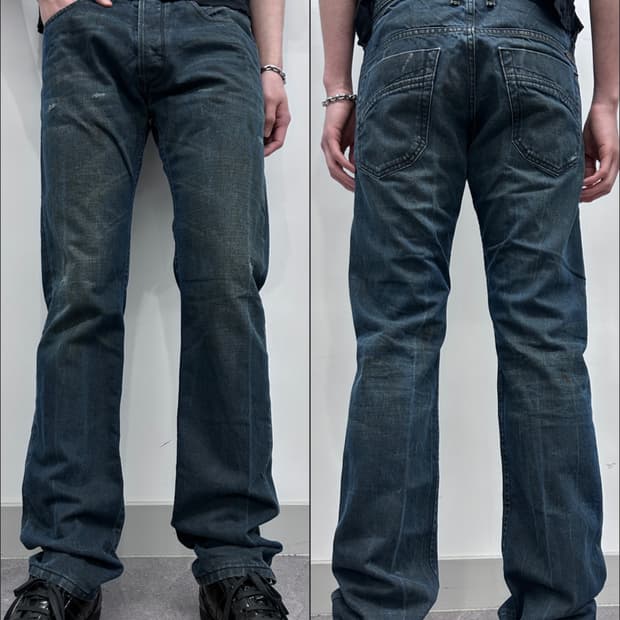 디젤 오일 워싱 데님 팬츠