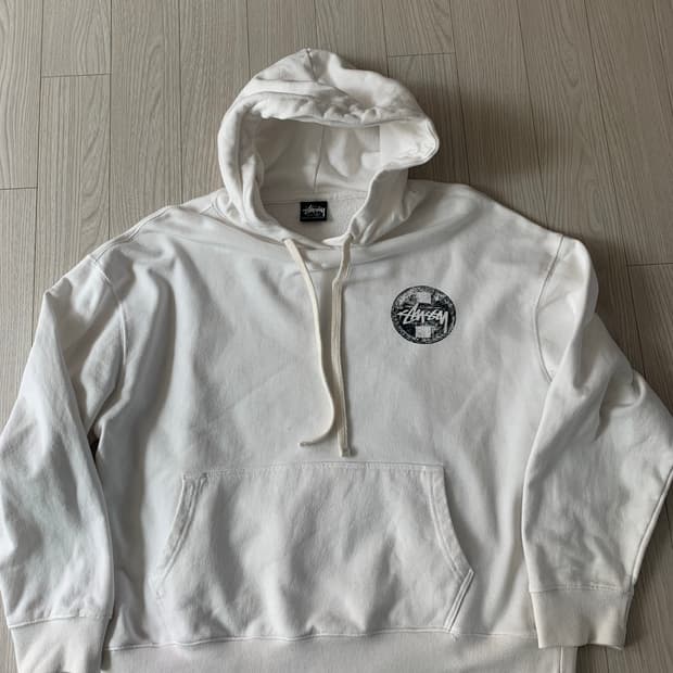 스투시 도트 스탬프 후드티 M