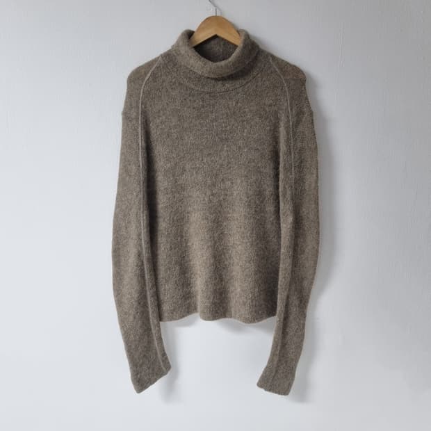 0044 PARIS 3D 알파카 니트 - M