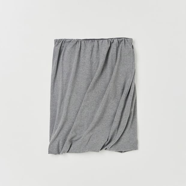 BALLOON SKIRT IN MELANGE GREY