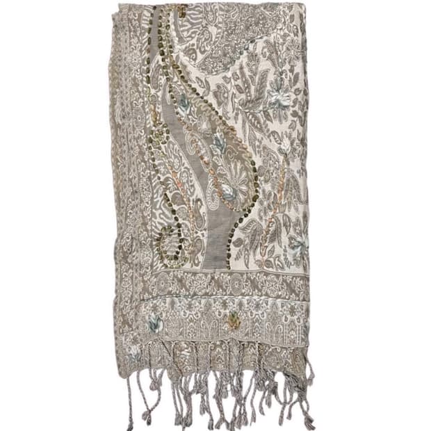 APPLIQUE PAISLEY MUFFLER 머플러