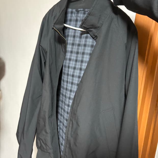 유니클로 해링턴 자켓 블랙 L