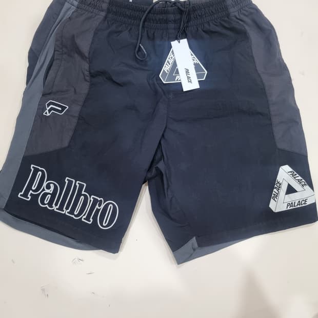 팔라스 Palbro 스포츠 쉘 트라이퍼그 반바지 쇼츠 숏팬츠 블랙 M