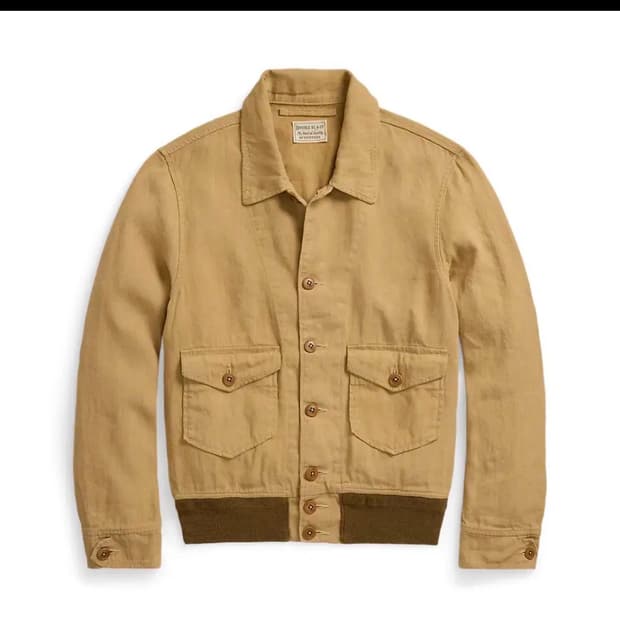 Rrl 더블알엘 린넨 자켓 m