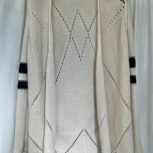 마쥬 MAJE 패턴 니트 가디건 / 사이즈 1