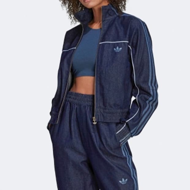 아디다스 청자켓