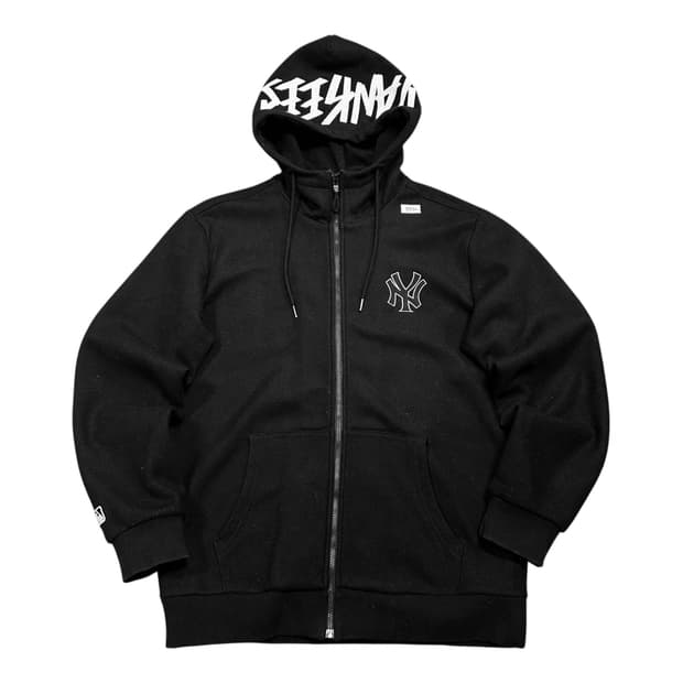 ✨ (바배) MLB 블랙 후드 집업 