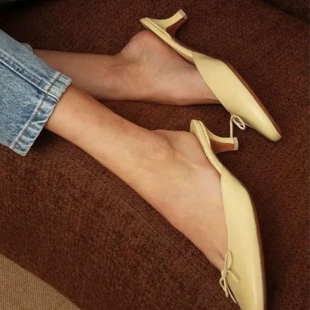 Rouje 루즈 옐로우베이지 뮬
