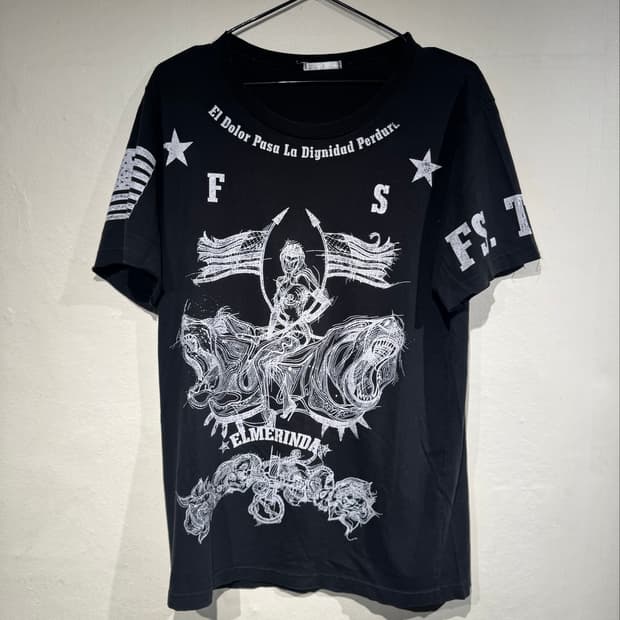 ANGEL PRINT BLACK T-shirts  