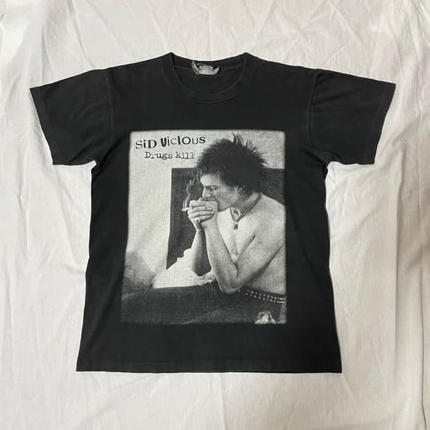90s~00s Sid Vicious "Drugs Kill" Tee