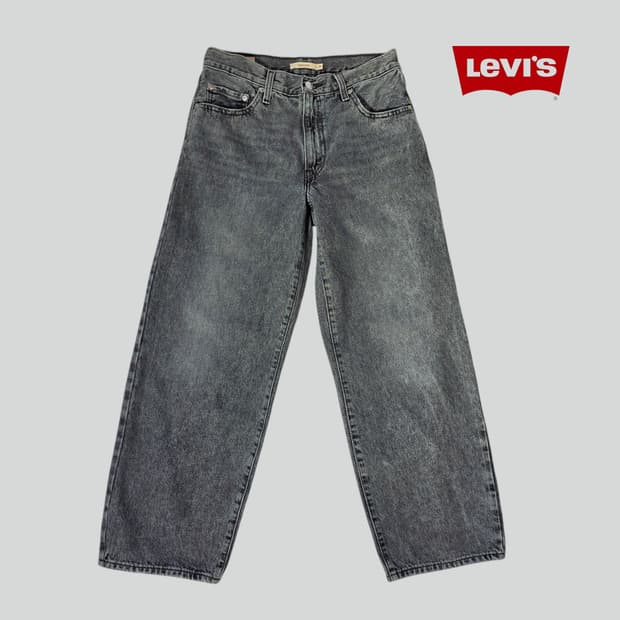 [27]리바이스 프리미엄 배기 대드 핏 그레이 데님팬츠