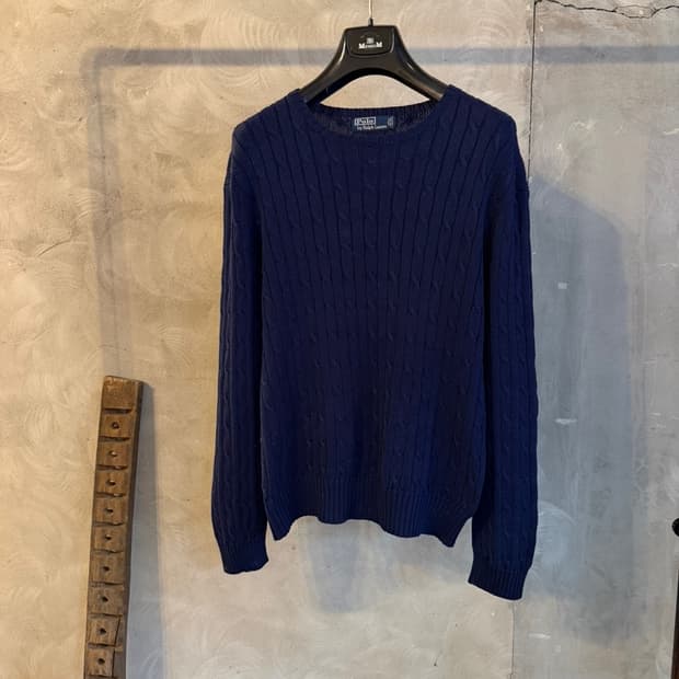 폴로 랄프로렌 케이블니트 남성100