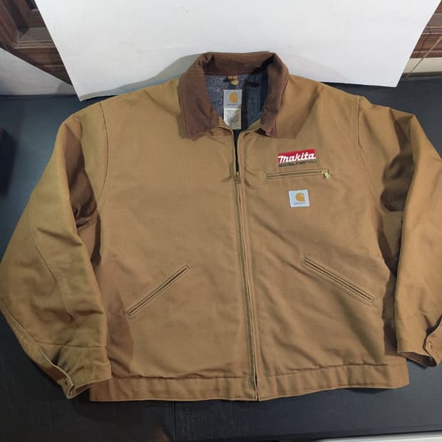 칼하트 J01 디트로이트 커스텀 자켓 브라운