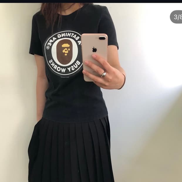 딱붙핏))) 베이프 티셔츠