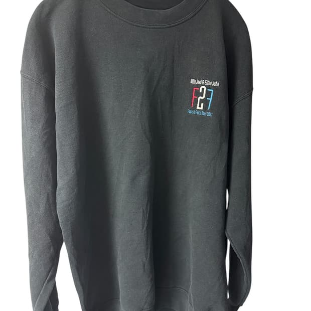 빈티지 00s 빌리조엘&엘튼존 f2f tour 프로모션 맨투맨 XL