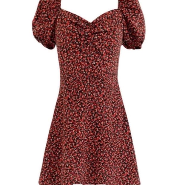 루루서울 레드팬지 드레스