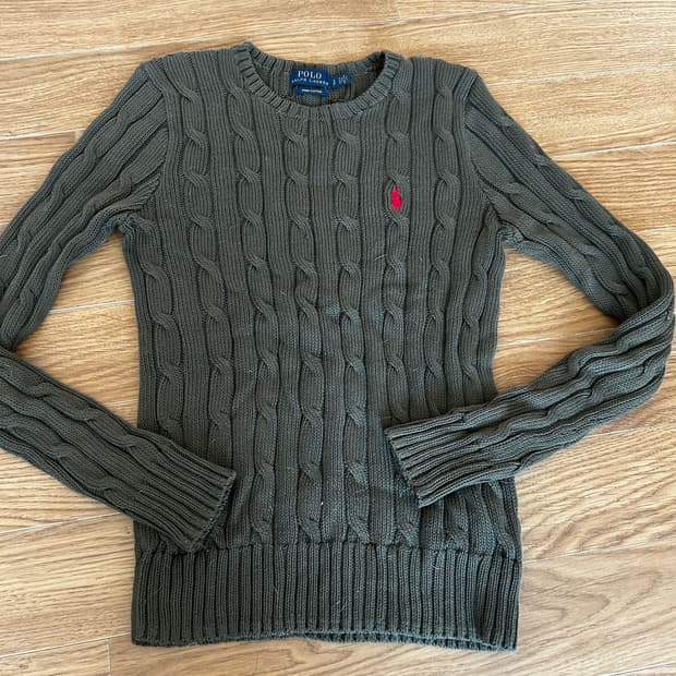 폴로 카키 니트 (정품)