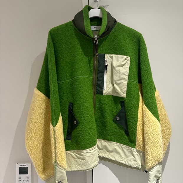 토가 비릴리스 울 저지 블루종 자켓