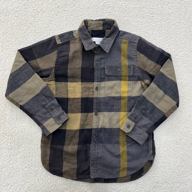 6Y 버버리 키즈 체크 셔츠 남방 0310M