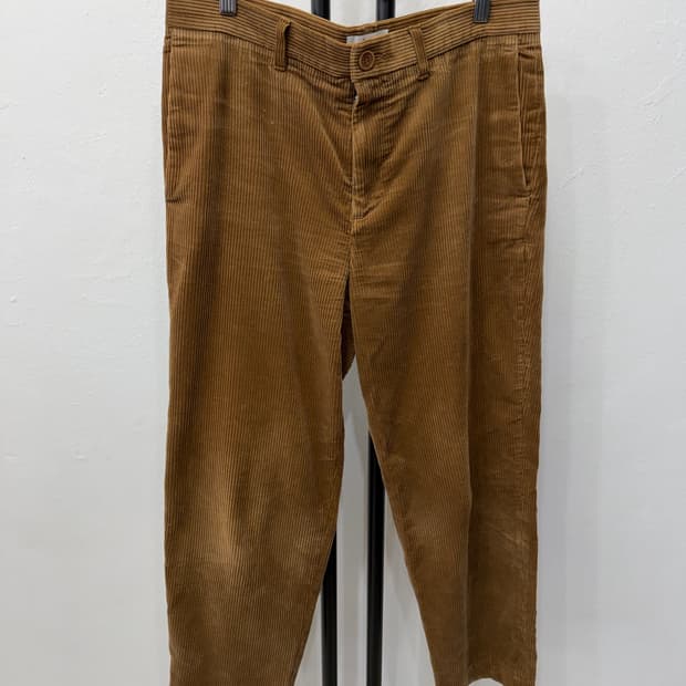 정품) COS 코스 남성 브라운 코듀로이 골덴 바지 50(35-36)