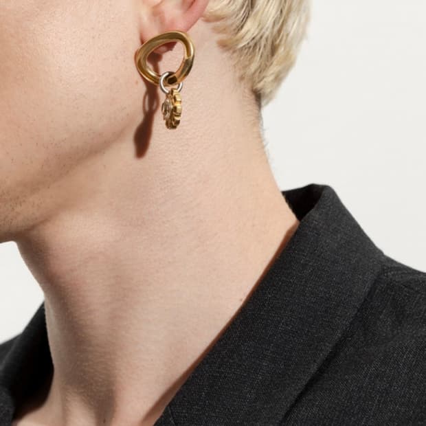 마르지엘라 플라워 펜던트 이어링