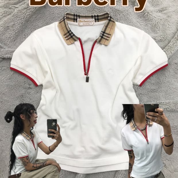 < Burberry Nova Check !!! Pk Top ! >