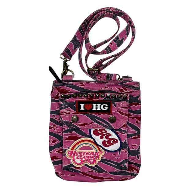 히스테릭 글래머 아카이브 스터드 아이코닉 패치 숄더백 가방