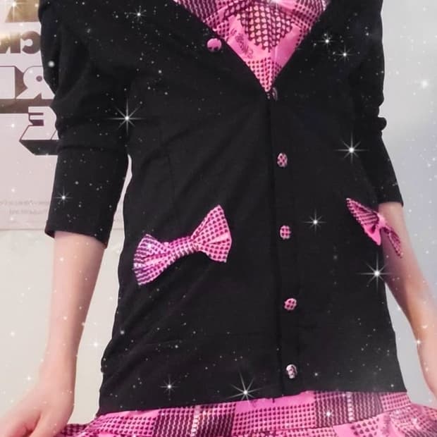 Ma*rs 마즈 sugargloss 가디건 원피스 세트 갸루