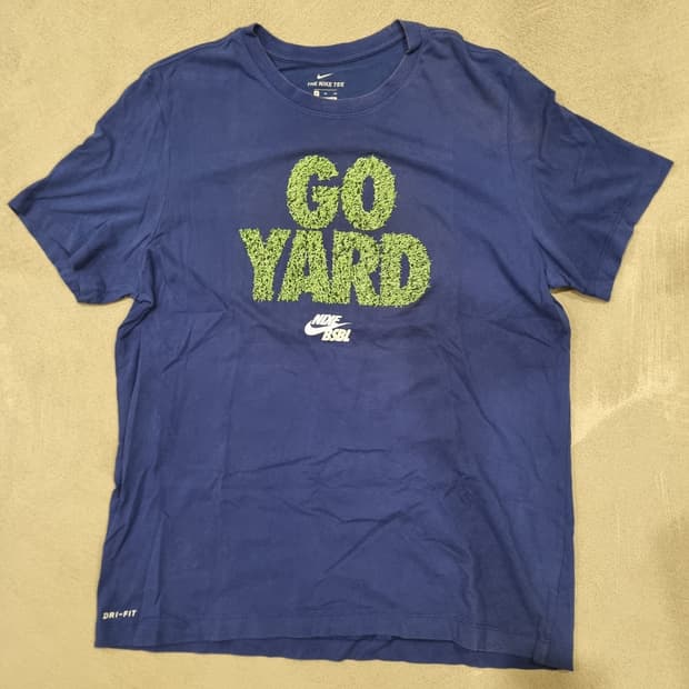 일본구매 나이키 베이스볼 GO YARD 그래픽 반팔 티셔츠 XL