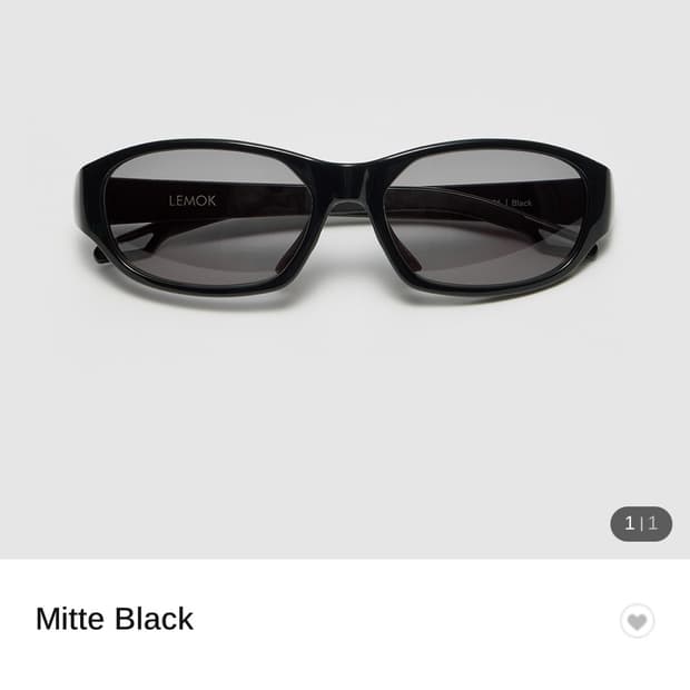 LEMOK Mitte Black 선글라스