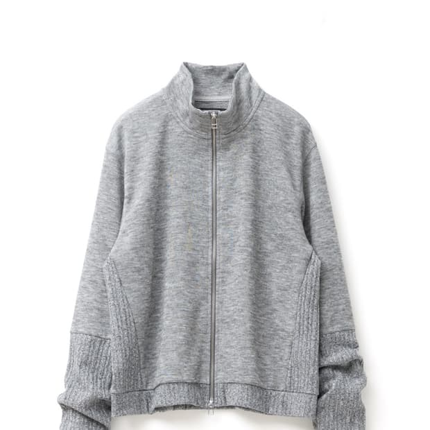 해칭룸 더블 슬리브 트랙 가디건