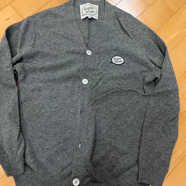 봉주르레코드 가디건 L